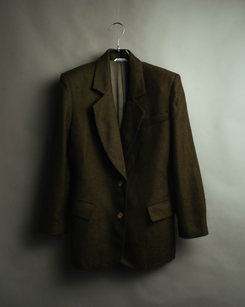 "MISSONI DONNA" 90's Textured knit tailored jacket
