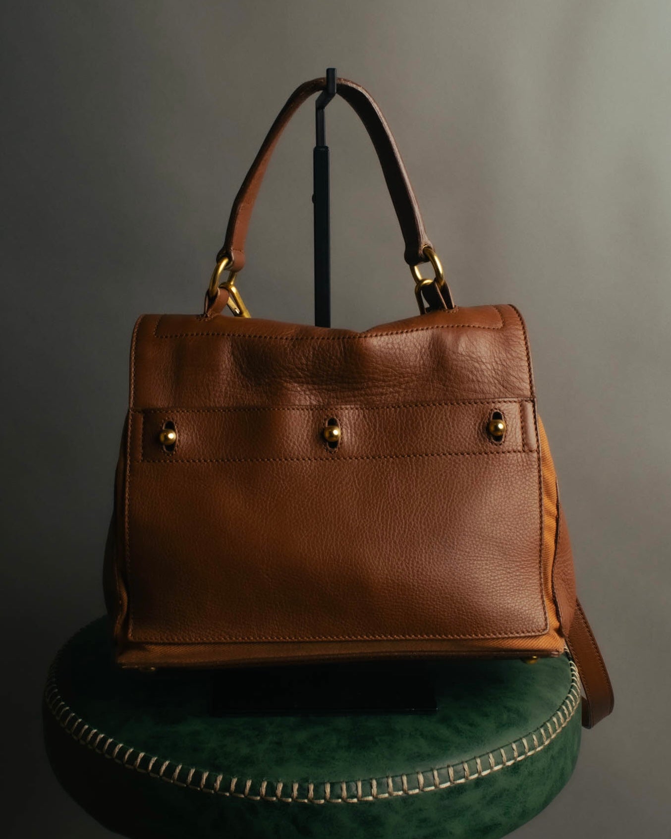 "Yves Saint Laurent" 00's-10's Structured leather shoulder bag