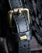 "GIANNI CHIARINI" High quality leather 2way shoulder bag