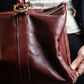 "Cartier" Horizontal design Bordeaux color boston bag