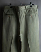 Vintage khaki green wide slacks