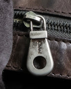 "Chloe" Out pocket design silverado hand bag