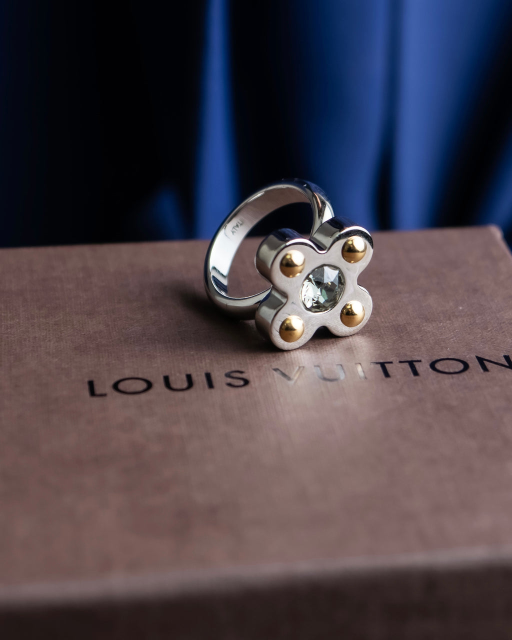 "LOUIS VUITTON" Berg love letters metal ring
