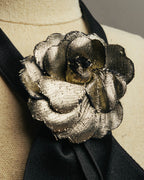“CHANEL” 2010’s-2020’s camellia ribbon choker