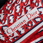 "Christian Dior" Trotter line monogram pattern scarf