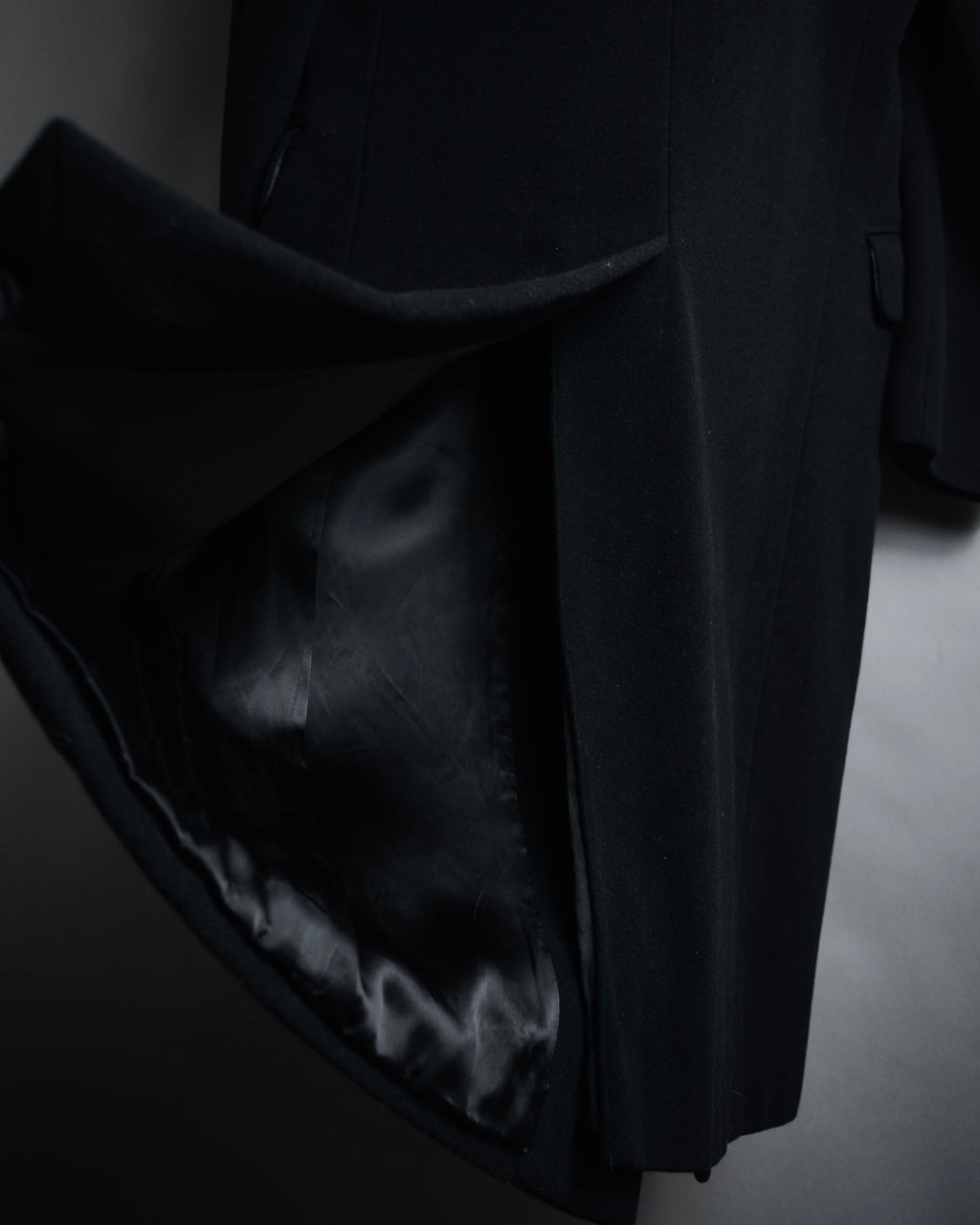 "FENDI" 00’s virgin wool chesterfield coat