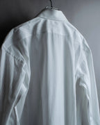 "CHRISTIAN DIOR MONSIEUR"
 Wide spread color royal order white shirt