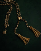 –SPECIAL– “SONIA RYKIEL” 80’s-90’s Tassel lariat chain necklace