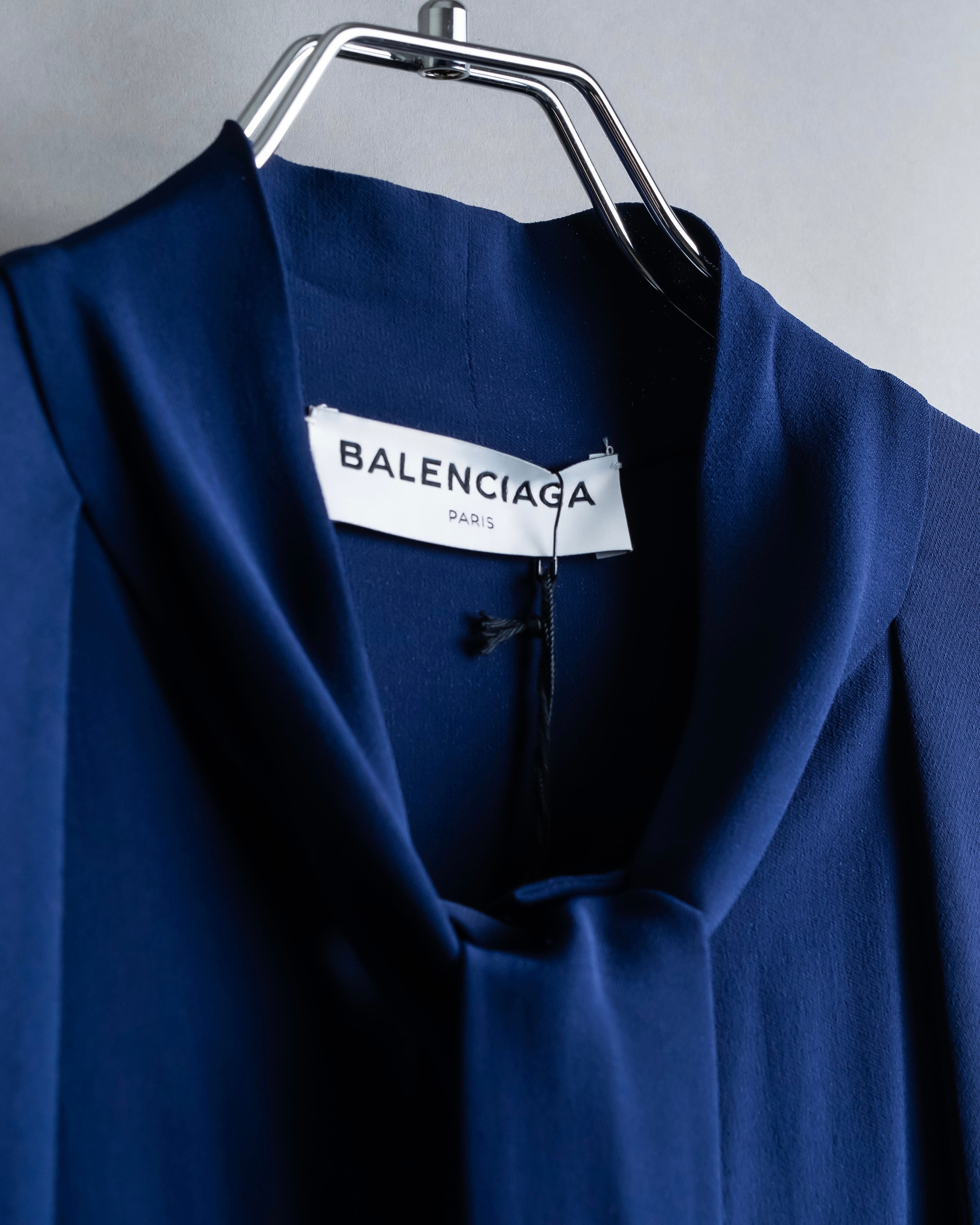 "BALENCIAGA" 16AW Pussy bow sailor shirt