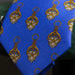 "CHANEL" Heart shaped gold parts pattern chain design neck tie