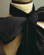 "Hermès" 00's-20's Refined silk knit tie