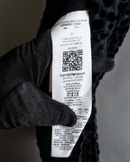 "EMPORIO ARMANI" Velvet dot beautiful pleated dress