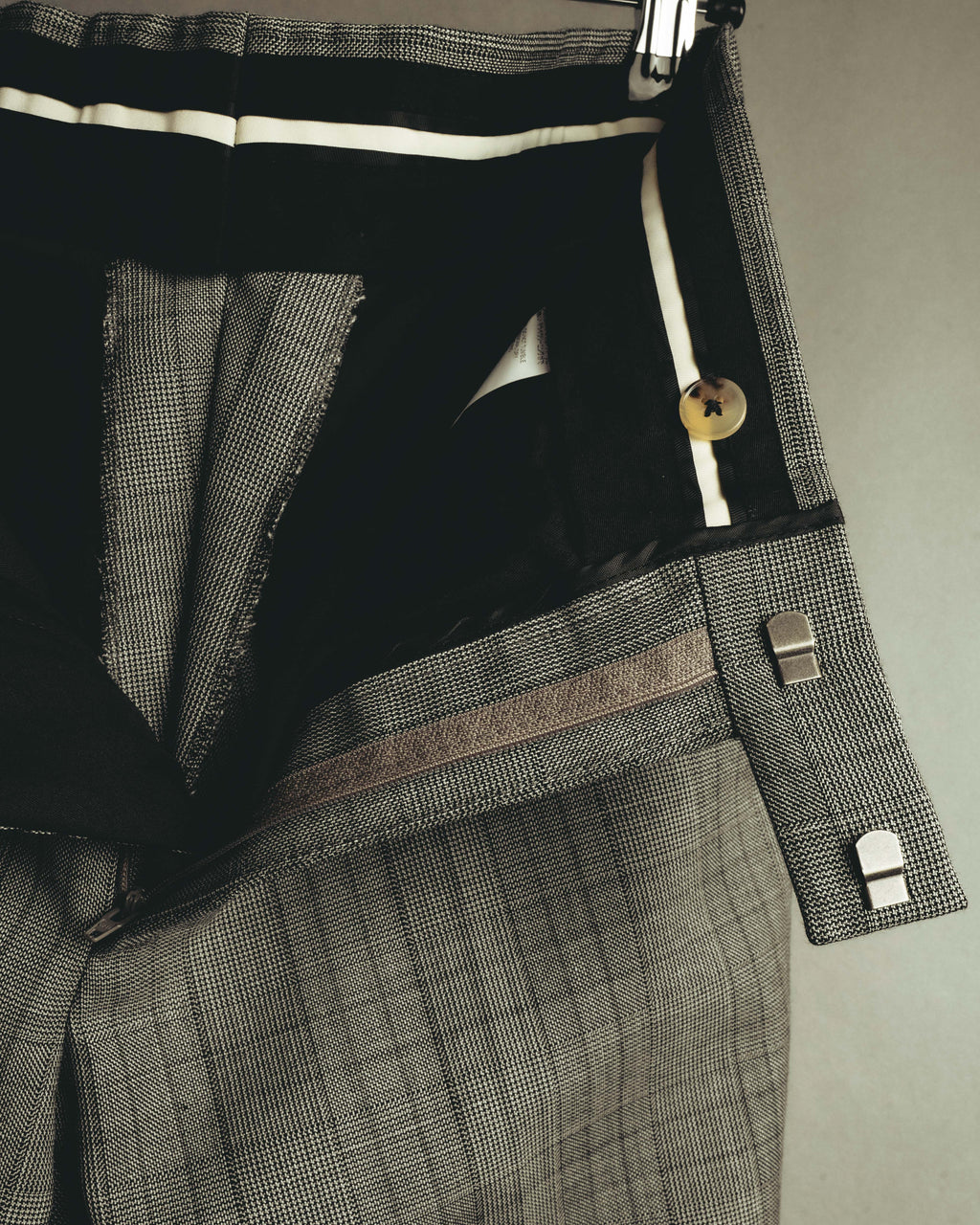 -SPECIAL- “GUCCI” 2019-2021 Glen check double-breasted wool suit