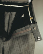 -SPECIAL- “GUCCI” 2019-2021 Glen check double-breasted wool suit