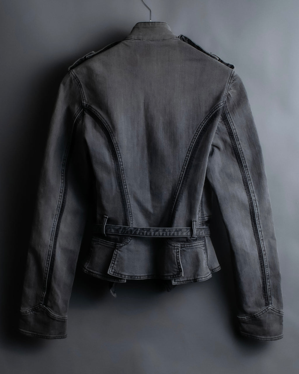 "STELLA McCARTNEY" Multi detail belted denim jacket