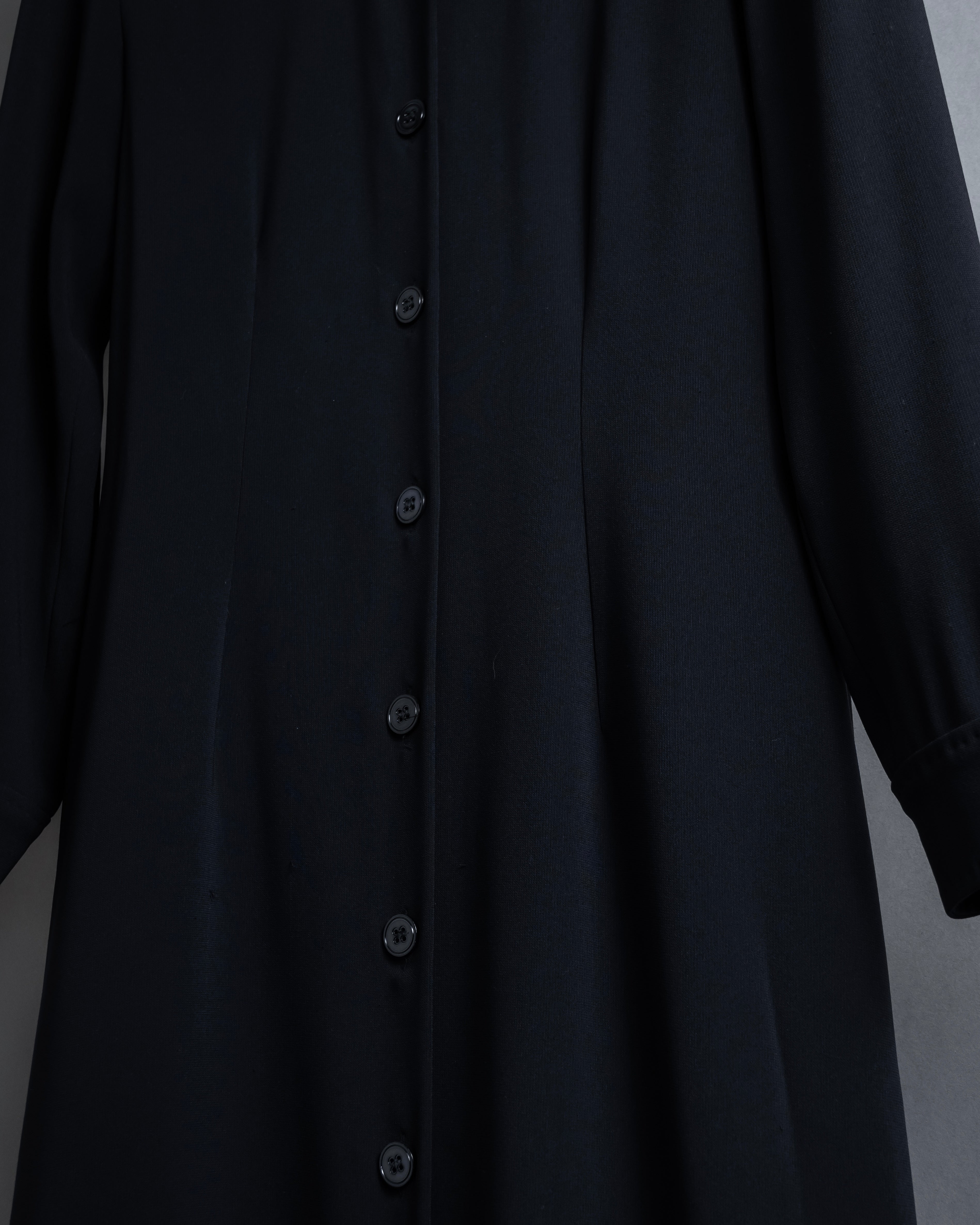 "Max Mara" 90's Refined design long shirt dress