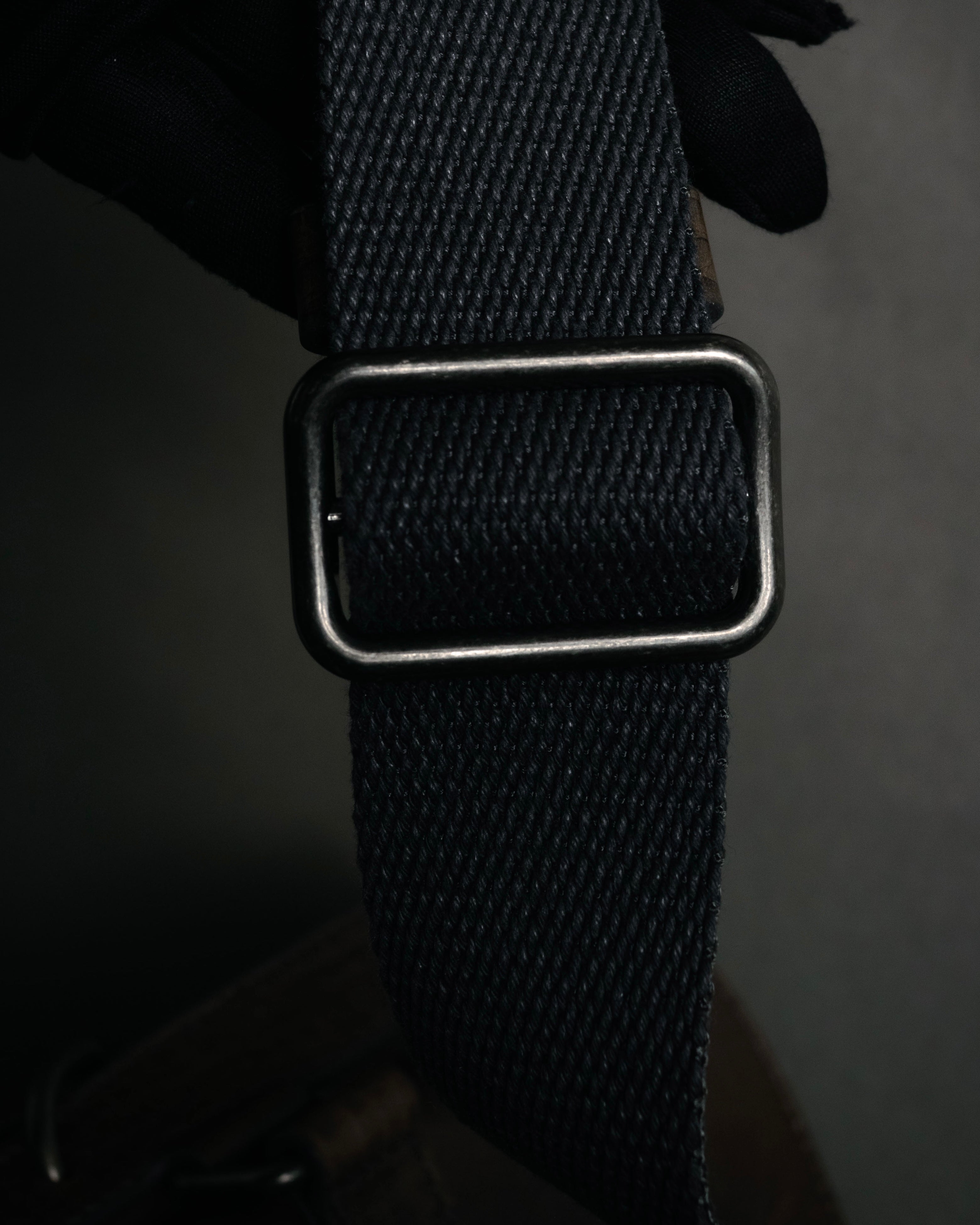 "DOLCE & GABBANA" 00’s-10’s Grained leather canvas-lined satchel bag