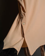 "N°21" 2020's Asymmetric bow tie acetate silk blouse