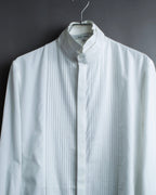 "Bruno Pieters." 2-way collar design stand-up collar dress shirt