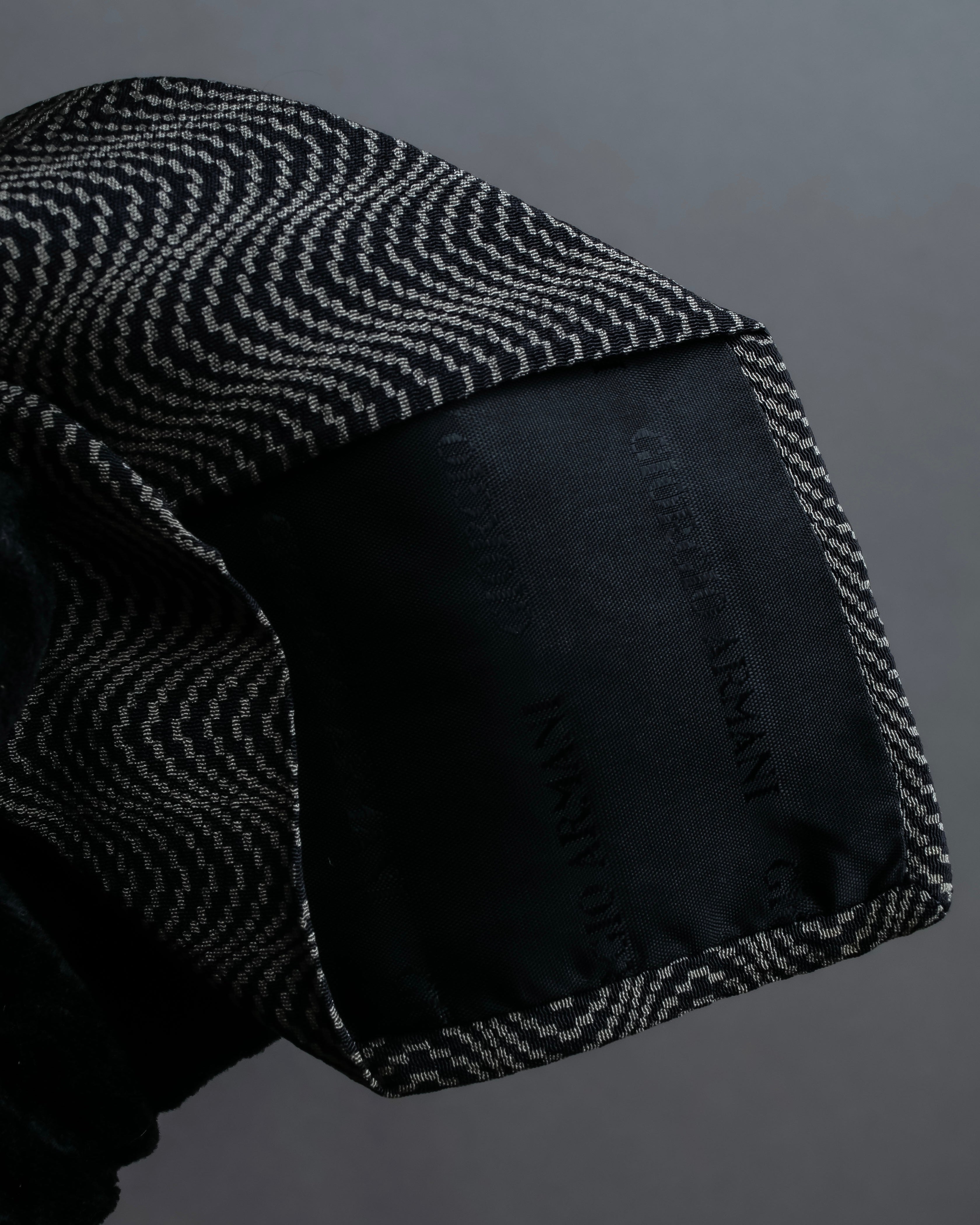 "GIORGIO ARMANI" Finely swaying wave pattern necktie