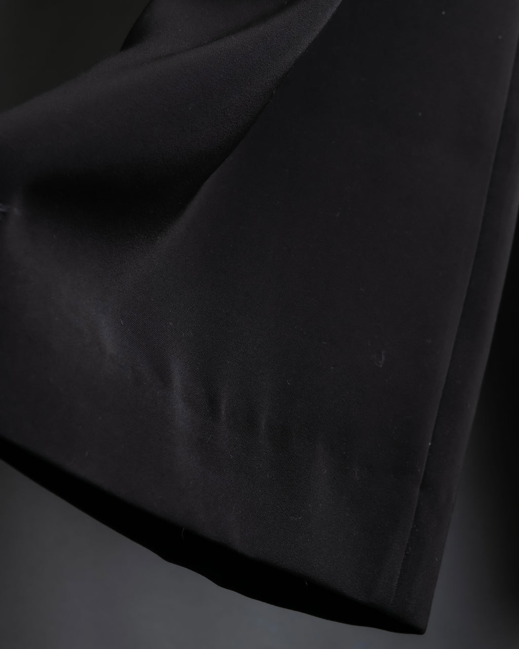 "GIORGIO ARMANI" Soft texture  brown wide slacks