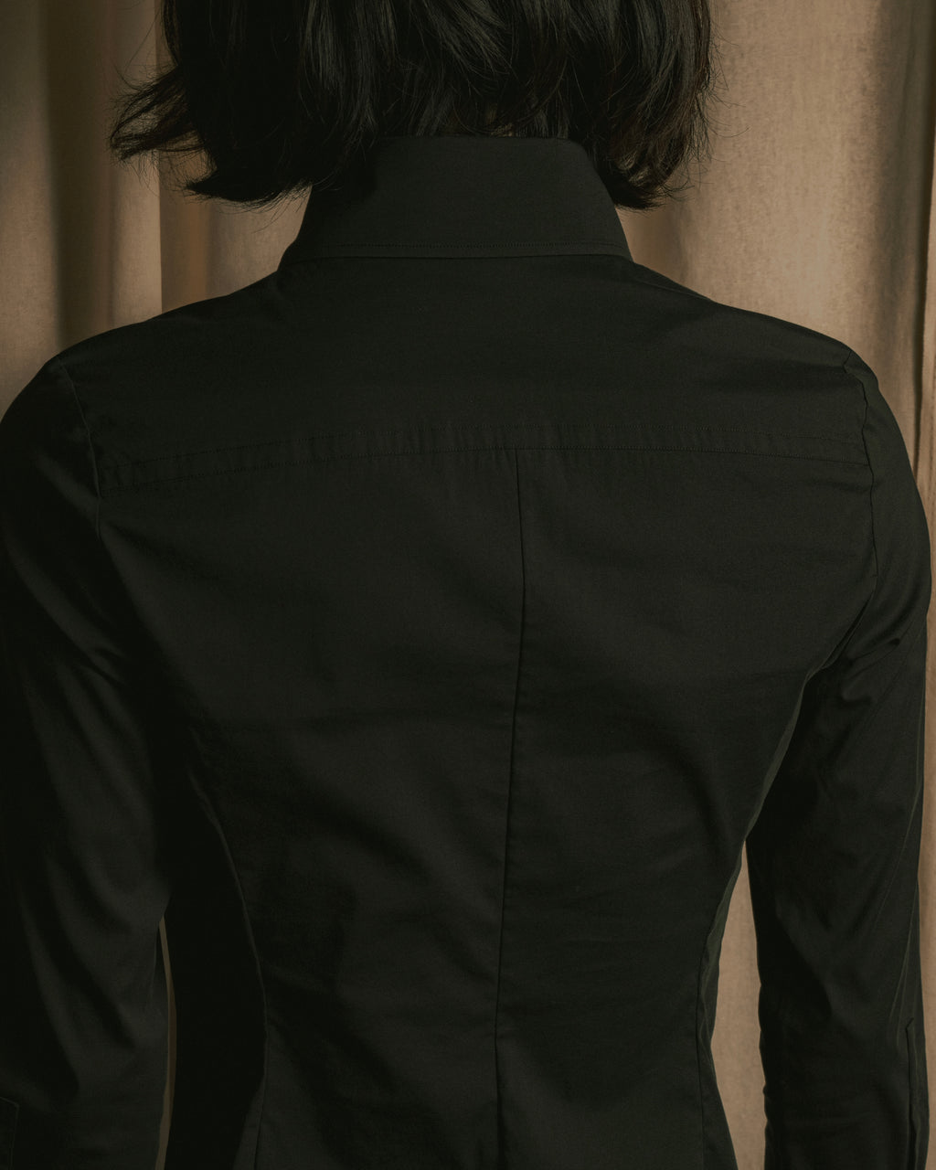 “BURBERRY” Tuxedo bib detail dress shirt