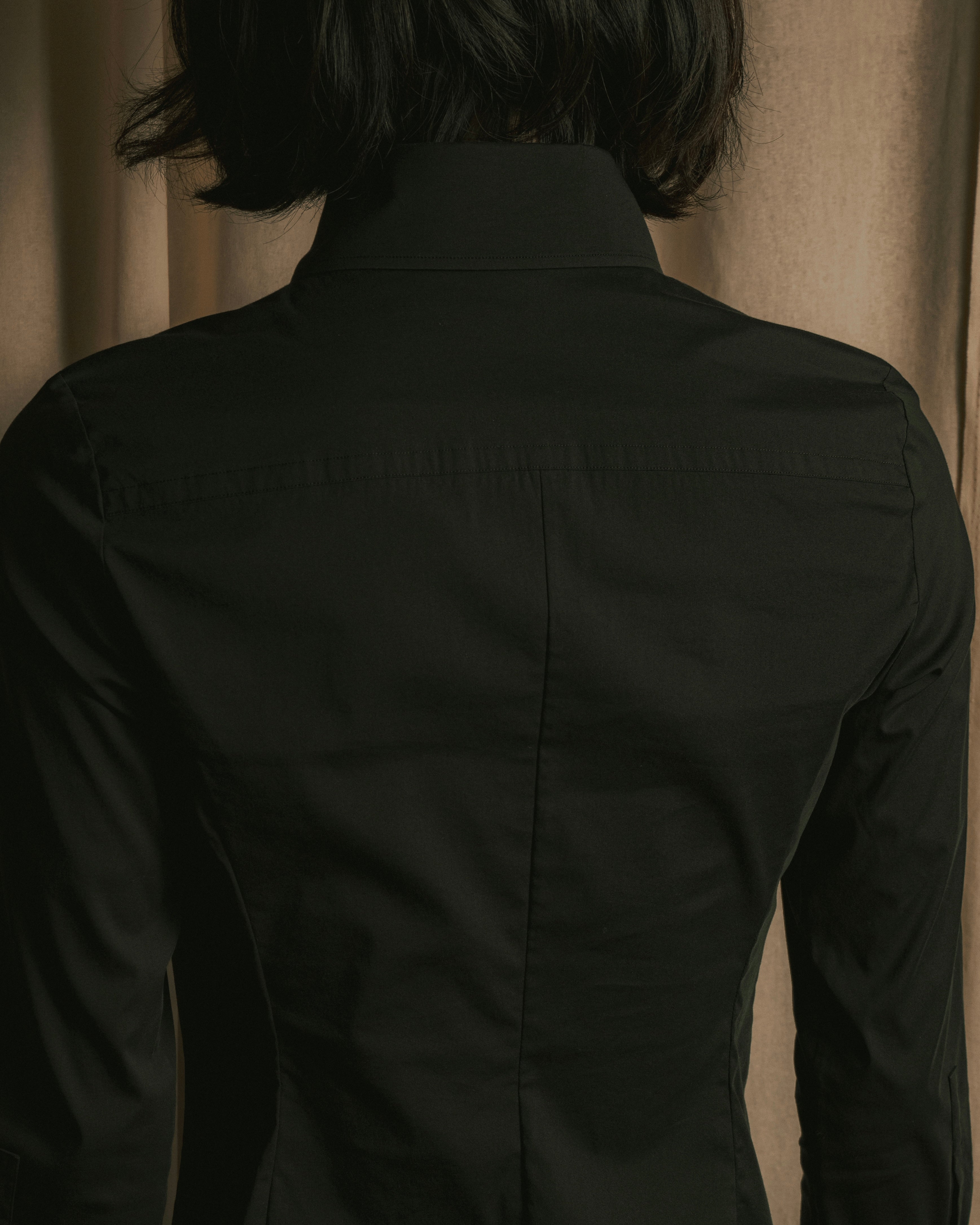 “BURBERRY” Tuxedo bib detail dress shirt