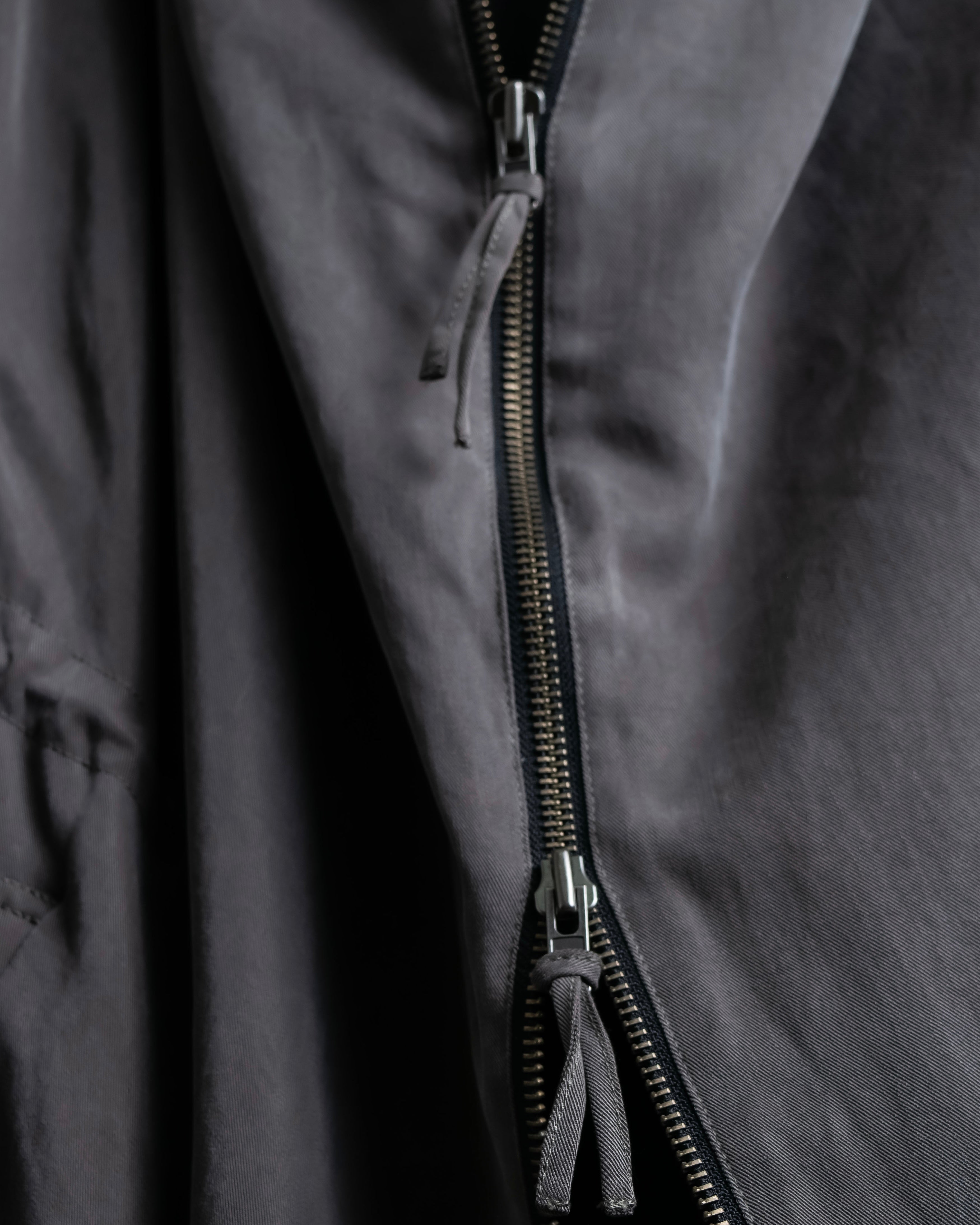 “DOUBLE STANDARD CLOTHING” Designed sleeve hooded middle coat