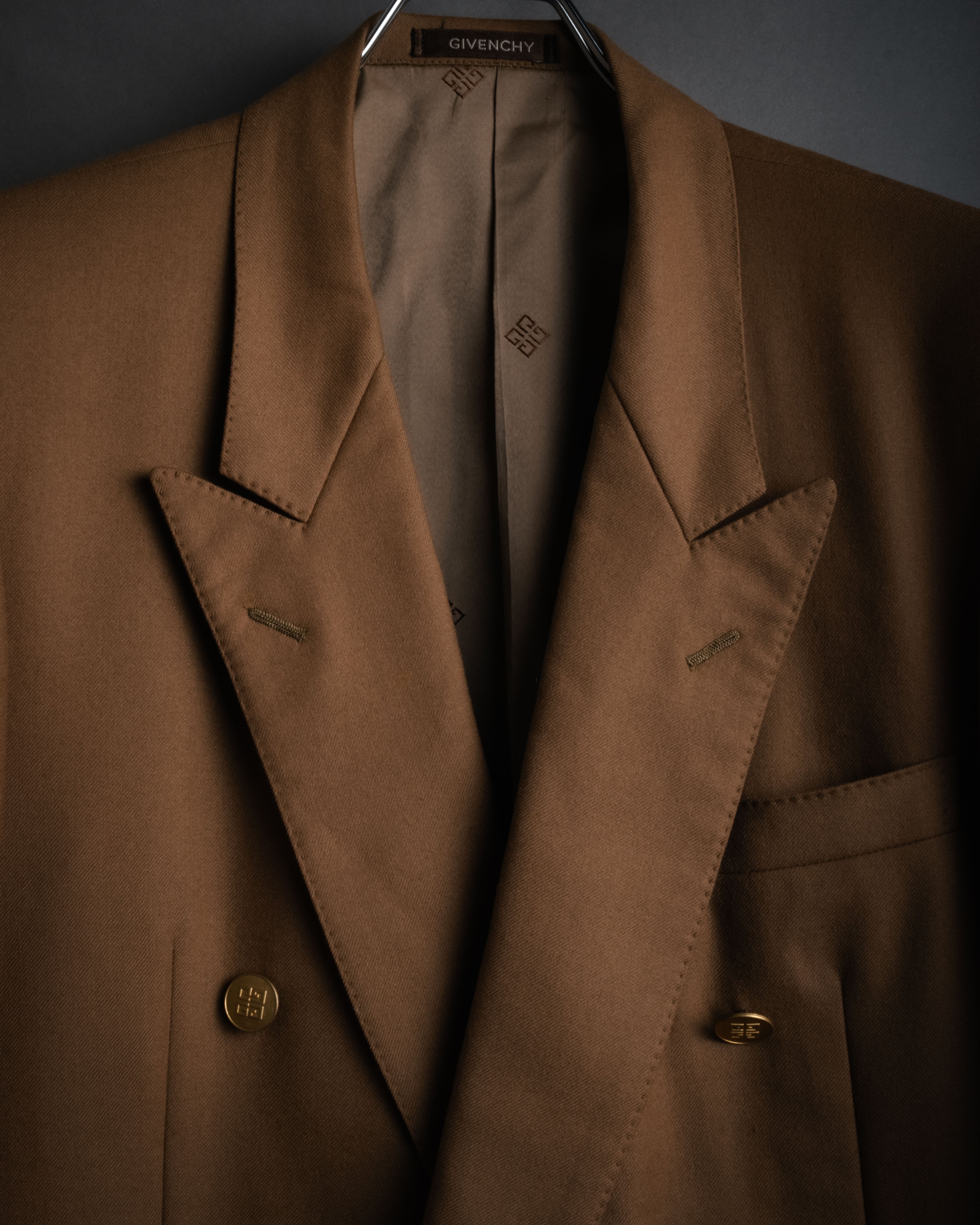 GIVENCHY” 1988-1994 Double breasted tailored set-up – MOOD