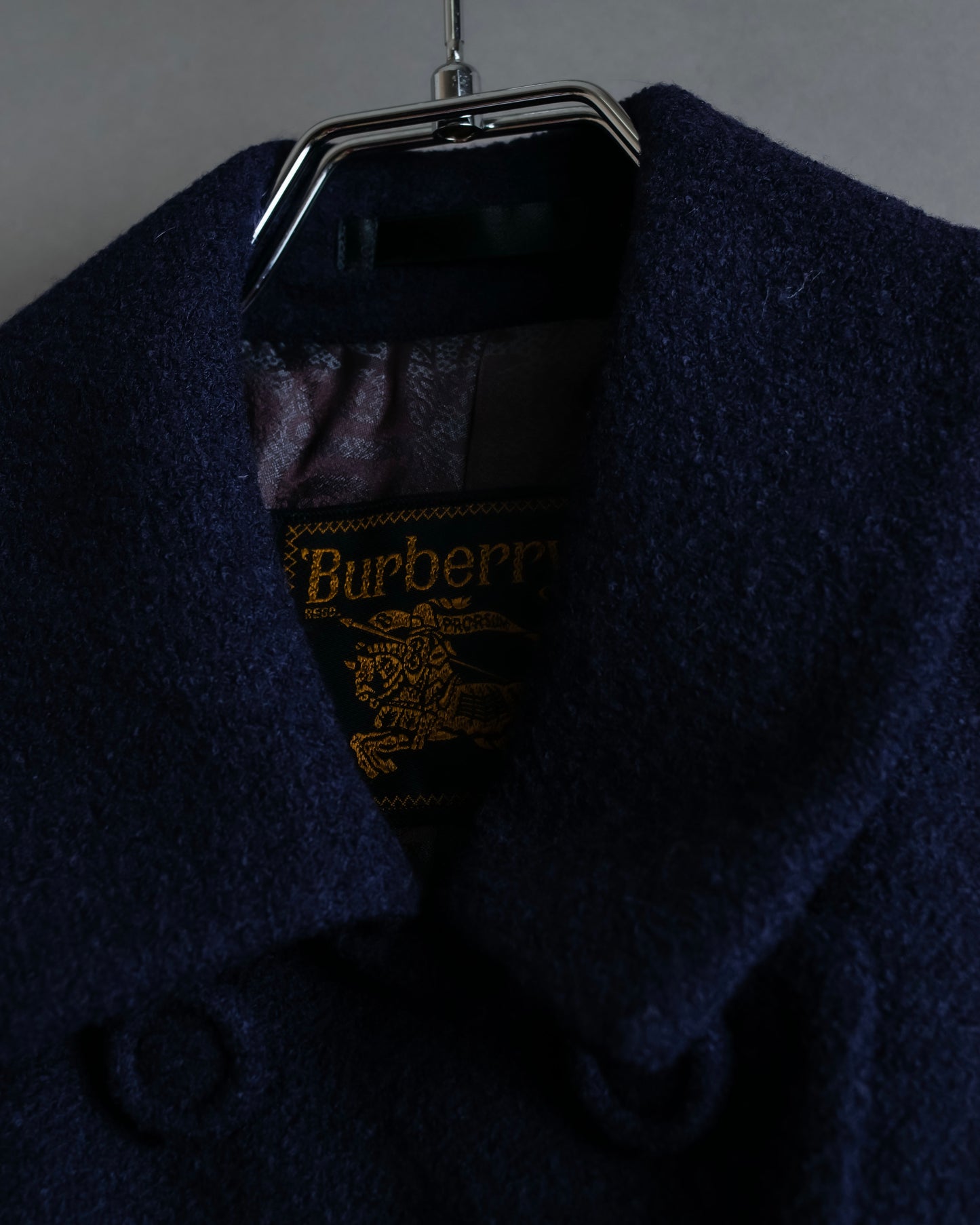 "BURBERRY"  Wool blend oversized double breasted soutien
coat