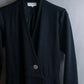 "Yves Saint Laurent Rive Gauche"
Beautiful button design no-collar coat