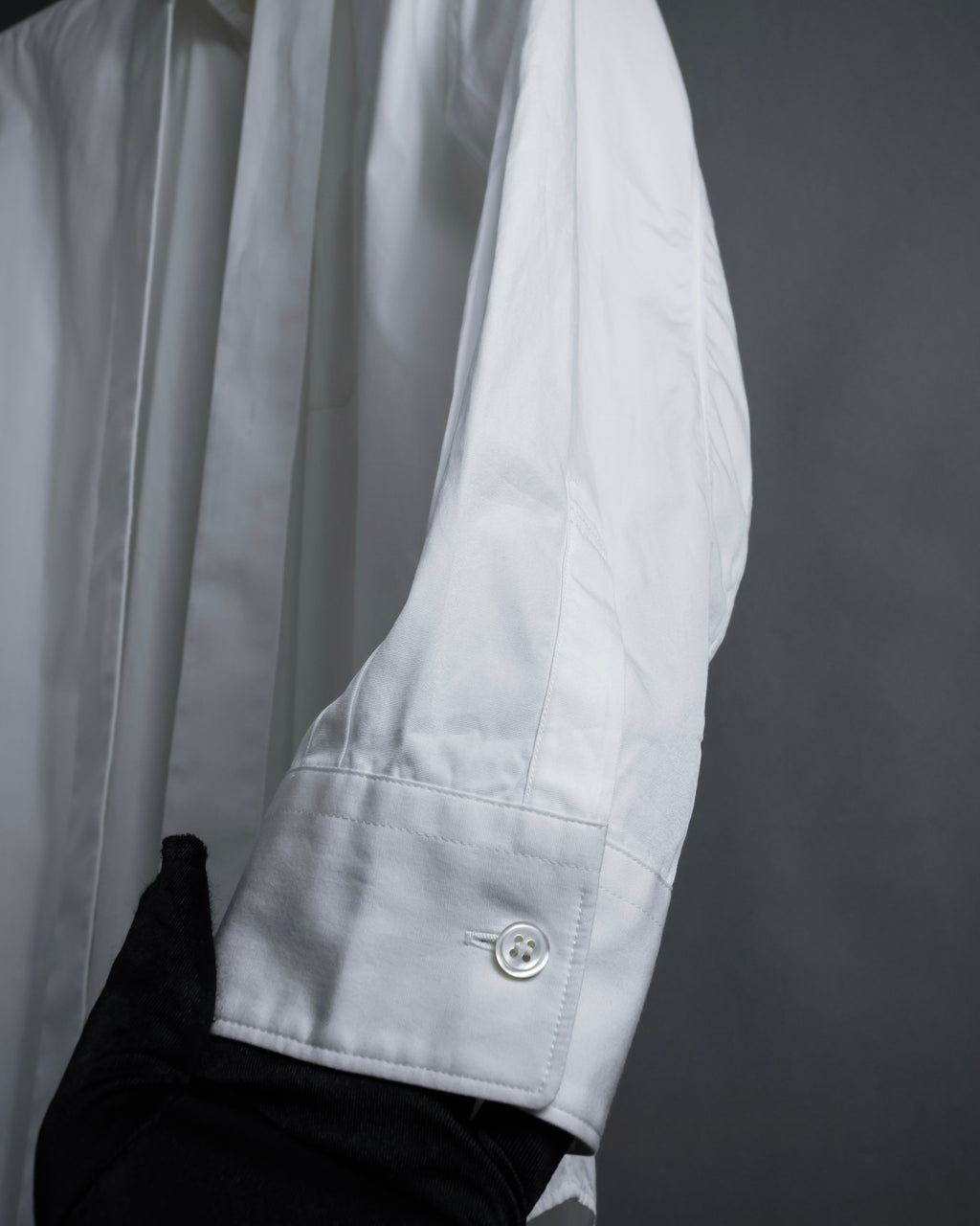 "COMME des GARCONS SHIRT" 01AW French cotton bowtie shirt