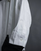 "COMME des GARCONS SHIRT" 01AW French cotton bowtie shirt