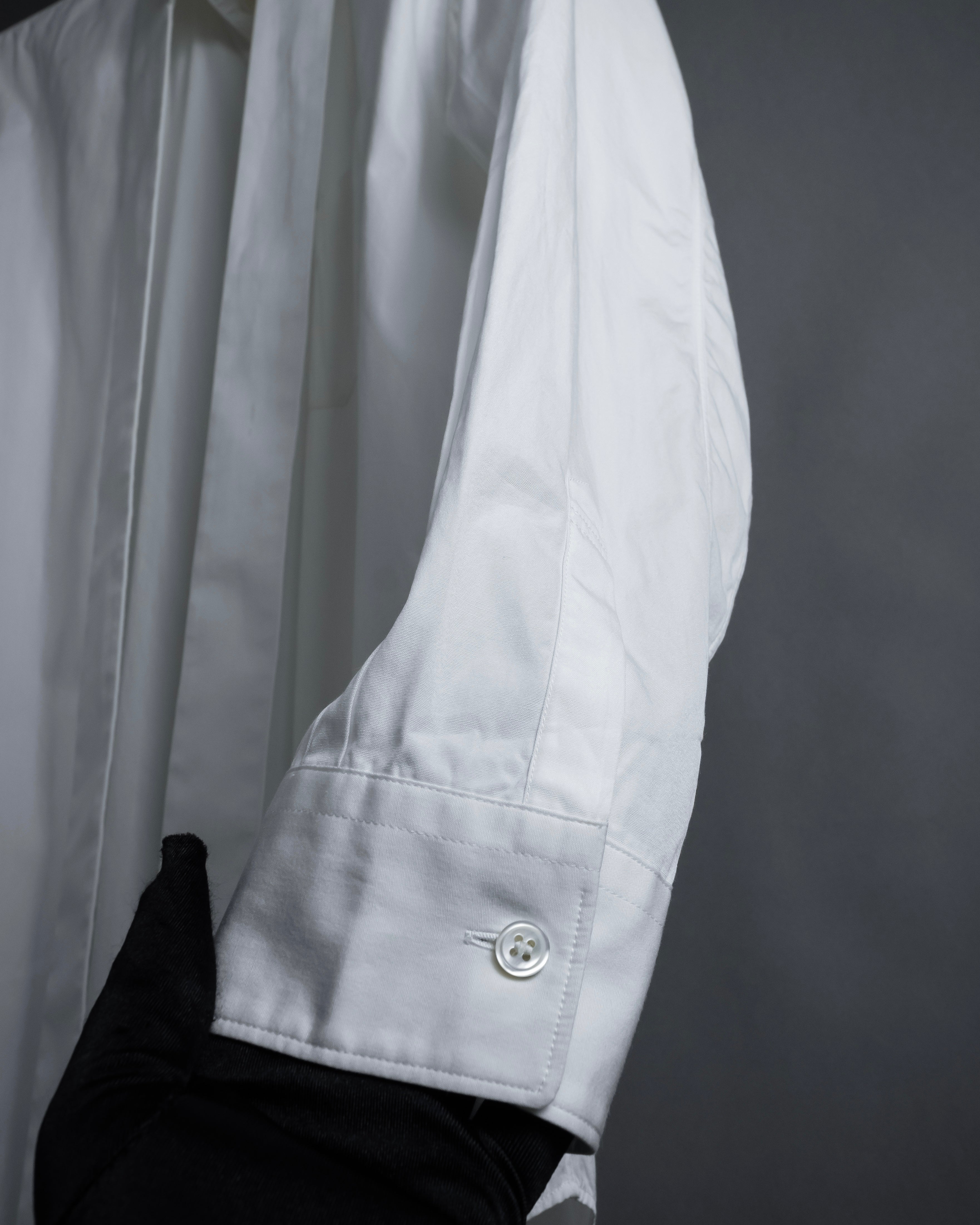 "COMME des GARCONS SHIRT" 01AW French cotton bowtie shirt