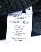 Molly Goddard/ Argyle Lambswool & Mohair Cardigan Black & Pink