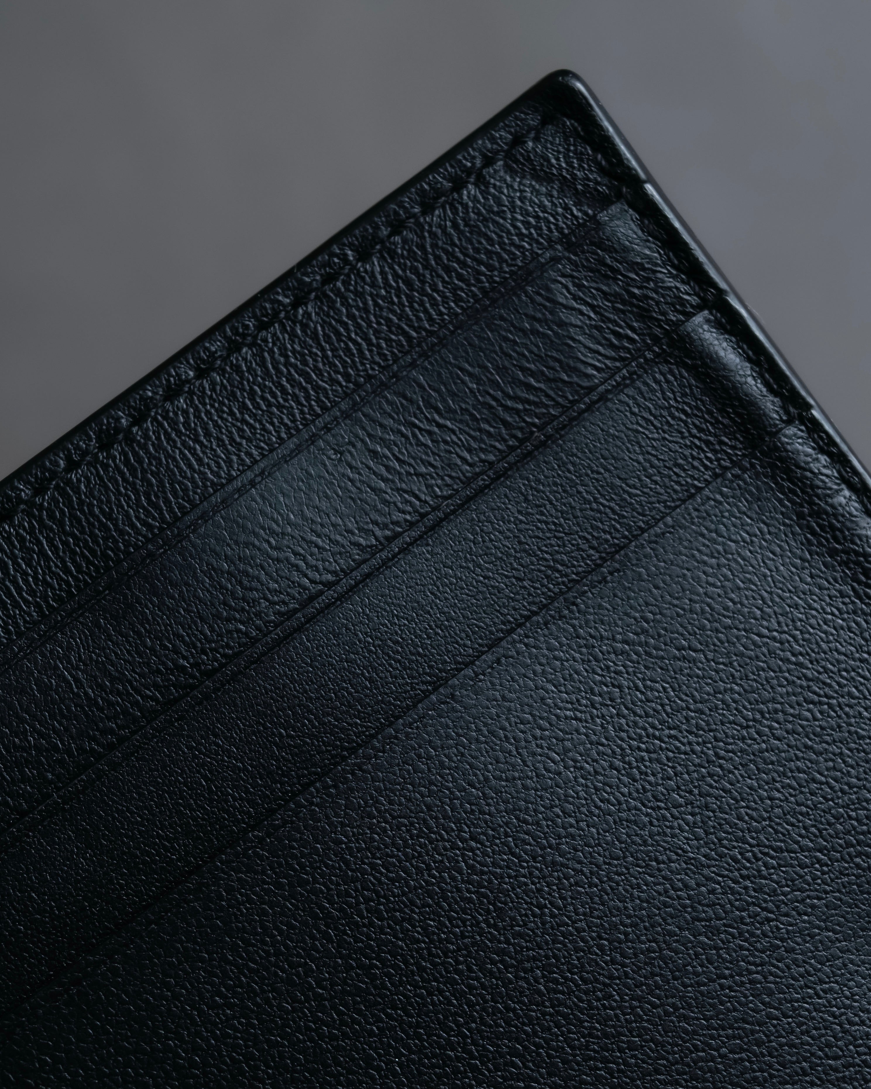 "BALENCIAGA" Logo motif money clip bi-fold wallet