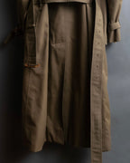 "Burberrys" Water-repellent cotton soutien colour trench coat