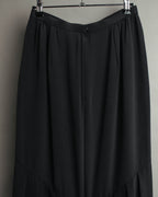 -SPECIAL- “Christian Dior” 80’s silk pleated long skirt