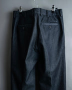 "PRADA" Wool cotton mix navy blue slacks