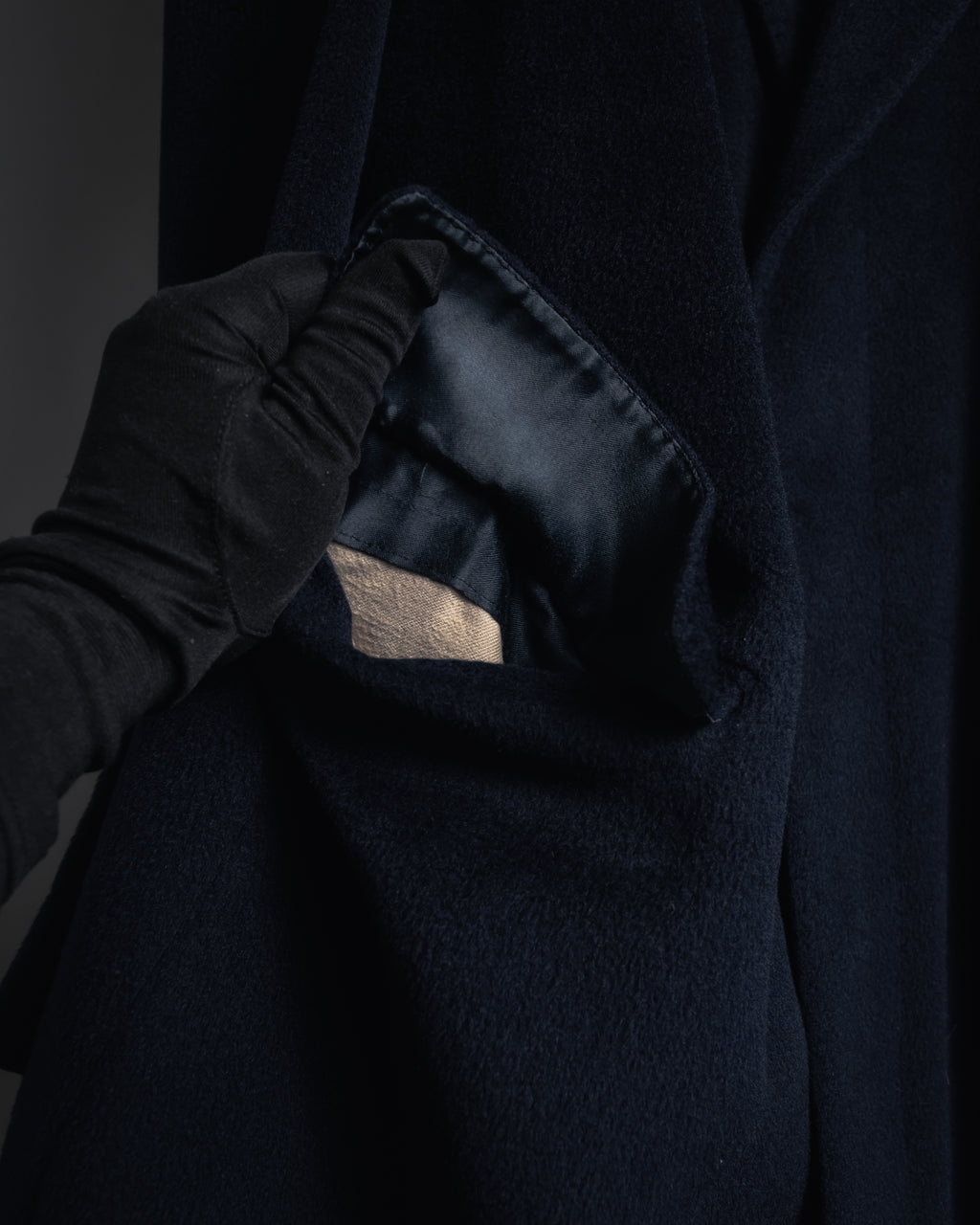 "VALENTINO GARAVANI UOMO" 80’s-90’s Cashmere blend tailored coat