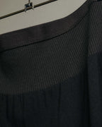 "Rick Owens Lilies" 10's-12's Vintage asymmetrical drape jersey midi skirt