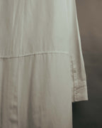 “JIL SANDER” Late 10’s-early 20’s Half-buttoned long shirt dress