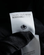 "FENDI" 00's-10's Karl Lagerfeld design shaped long coat