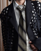 "GUCCI" Gradient dyed gradation silk necktie