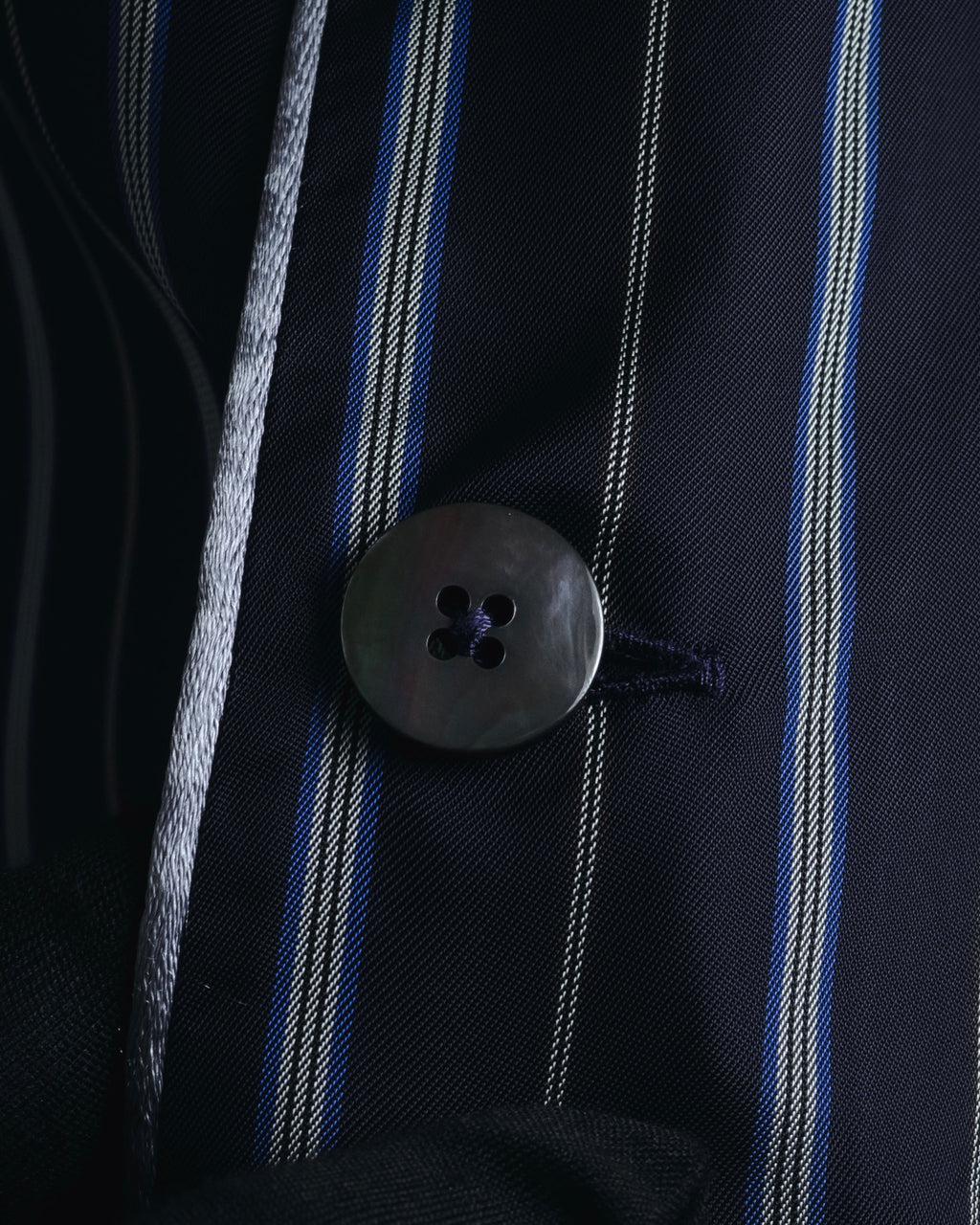 "Maison Margiela" 2021AW piped striped lounge shirt