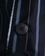 "Maison Margiela" 2021AW piped striped lounge shirt