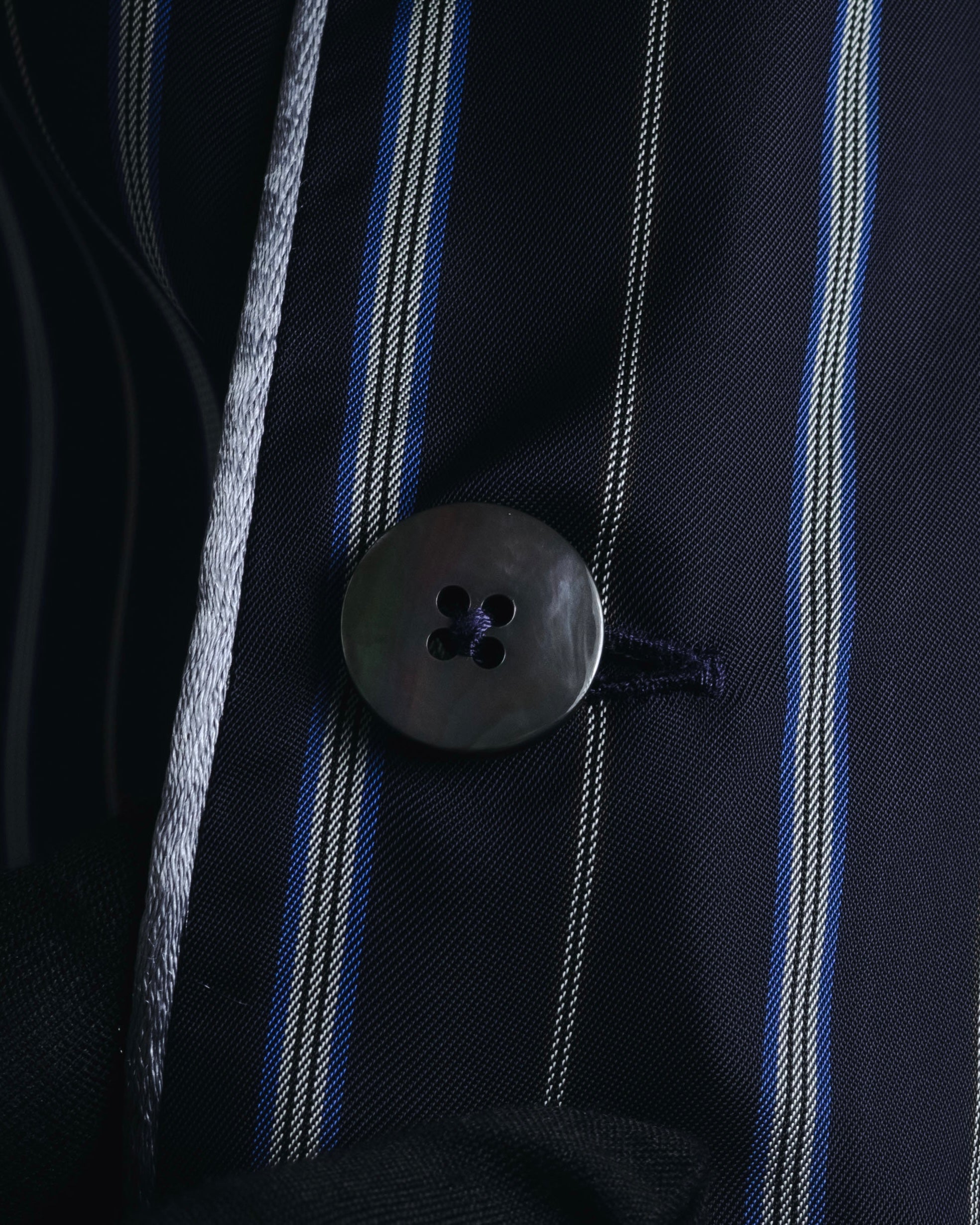 "Maison Margiela" 2021AW piped striped lounge shirt