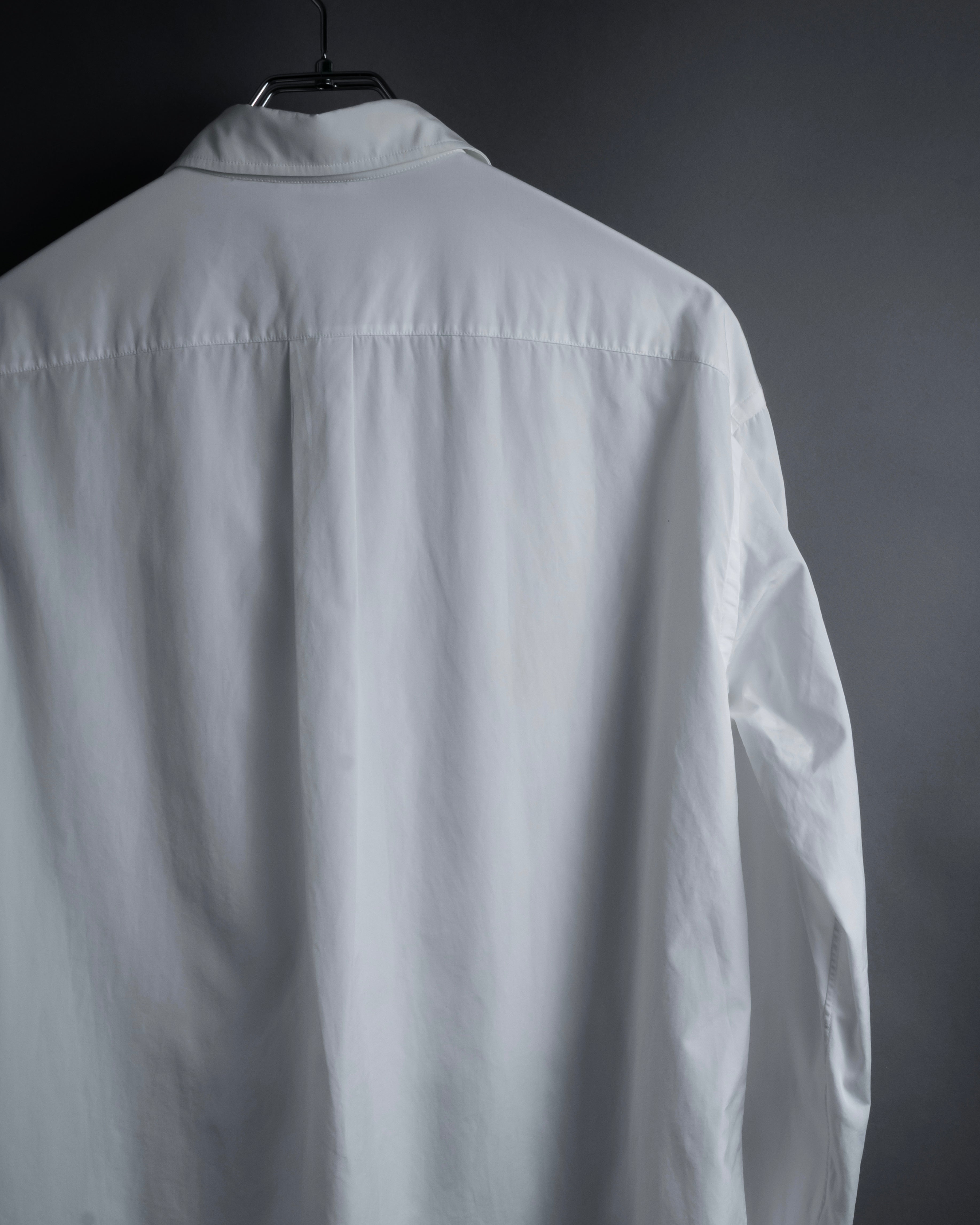 "CHANEL" 96's Spring collection tuck pleats shirt