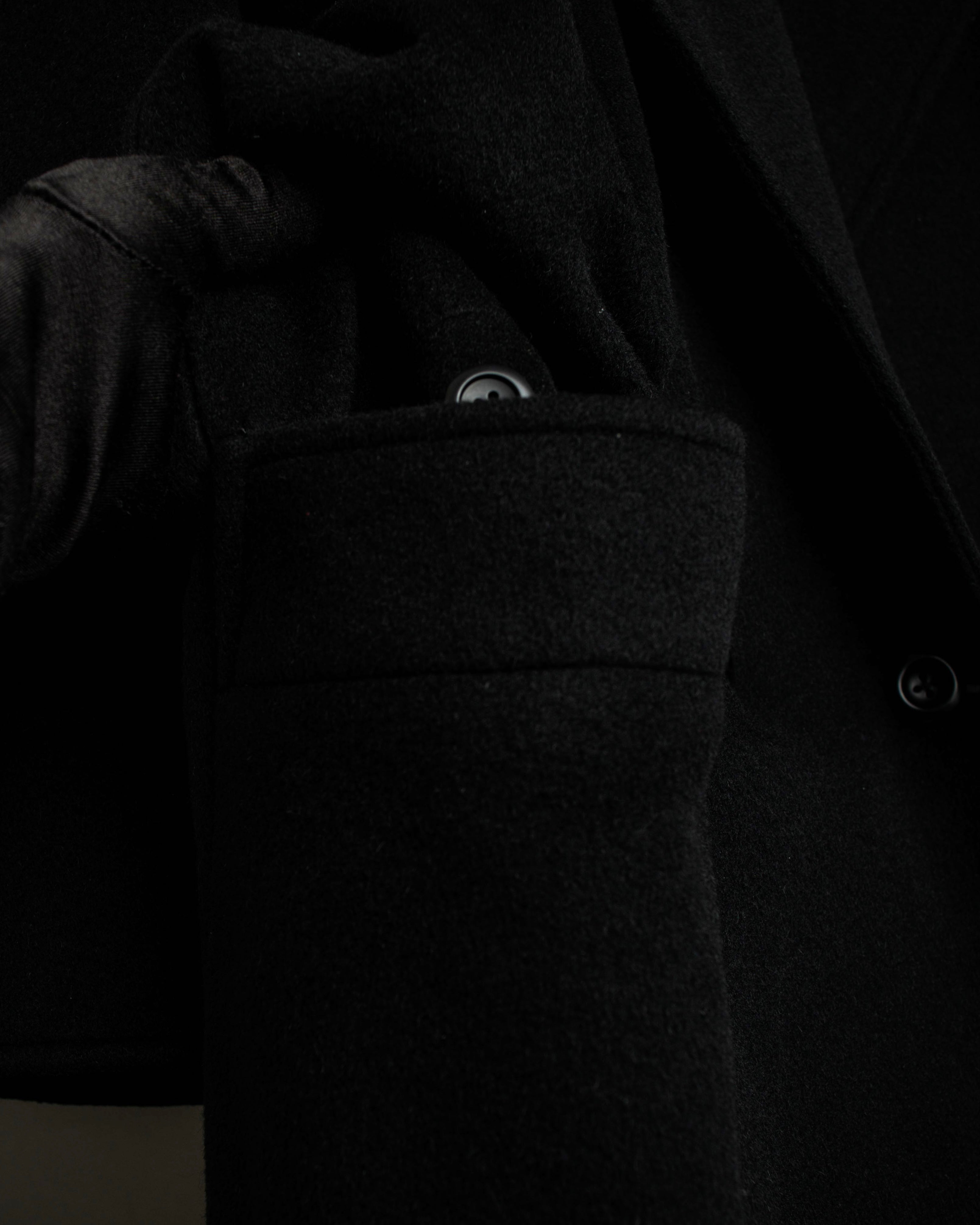 "Chloe" Peak lapel classically tailored chester coat