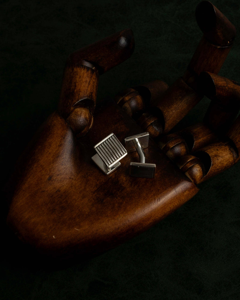 "Tiffany&Co" Square cut silver 925 cufflinks & tie clip